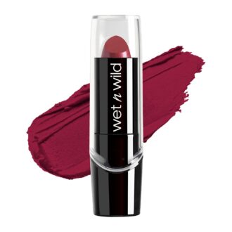 wet n wild Silk Finish Lipstick, Hydrating Rich Buildable Lip Color, Formulated with Vitamins A,E,