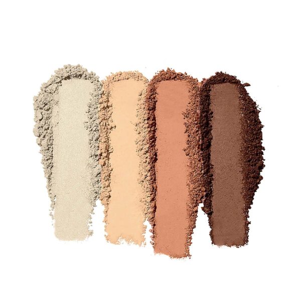 e.l.f. Contour Palette, 4 Shades, Customizable, Easy to Apply, Sculpts, Shades, Brightens, Light/Medium, Infused with Vitamin E, All-Day Wear, 0.56 Oz - Image 4