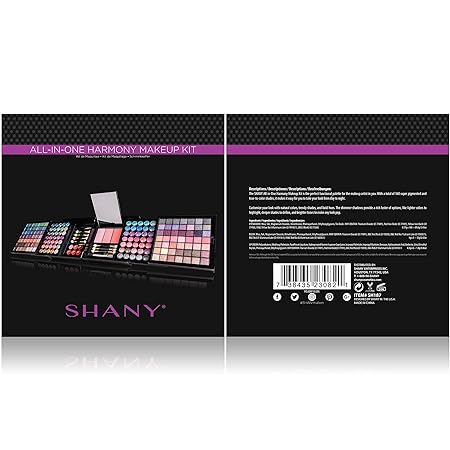 SHANY All In One Harmony Makeup Set - Ultimate Color Combination - Eyeshadows, Blush Powder, Lip-gloss Lipstick, Mini Makeup brushes, Makeup applicators, HOLIDAY GIFT IDEA - New Edition - Image 3
