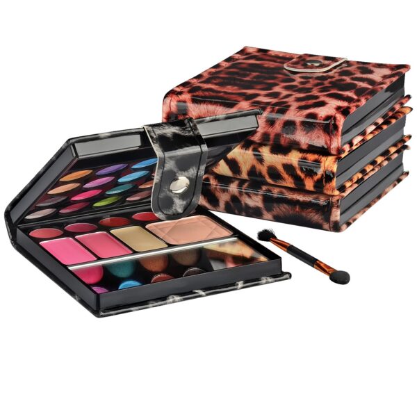 Professional Makeup Kit Eyeshadow Palette Lip Gloss Blush Concealer,29 Color - Image 4