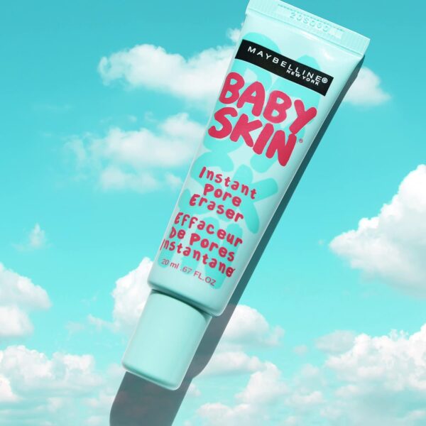 Maybelline Baby Skin Instant Pore Eraser Primer Makeup, Clear, 1 Count - Image 4