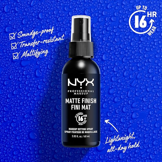 NYX PROFESSIONAL MAKEUP Makeup Setting Spray, Matte Setting Spray for 16HR Make Up Wear - Image 4