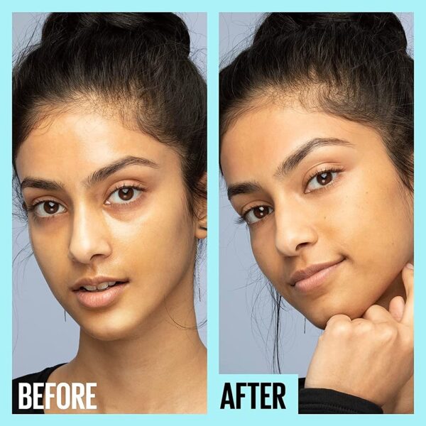 Maybelline Fit Me Matte + Poreless Mattifying Face Primer Makeup With Sunscreen, Broad Spectrum SPF 20, 16HR Wear, Shine Control, Clear, 1 Count - Image 4