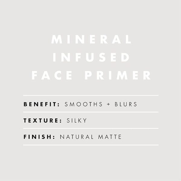 e.l.f. Mineral Infused Face Primer, Primer For A Smooth Foundation Base, Fills In Fine Lines & Refines Complexion, Vegan & Cruelty-free, Large - Image 5