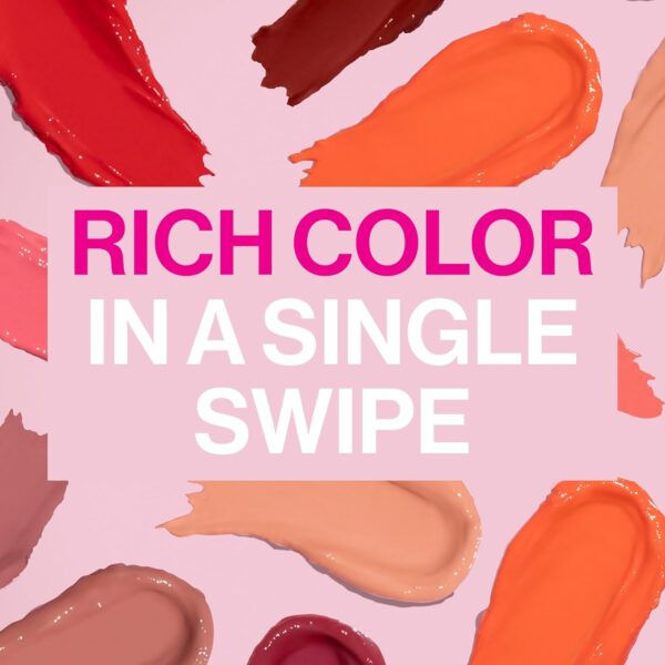 wet n wild Mega Last High-Shine Lipstick Lip Color, Infused with Seed Oils For a Nourishing High-Shine, Buildable & Blendable Creamy Color, Cruelty-Free & Vegan - Pinky Ring - Image 2