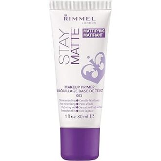 Rimmel London Stay Matte - 003 - Primer, Ultra-Lightweight, Controls Shine, Doesn’t Feel Greasy, 1oz