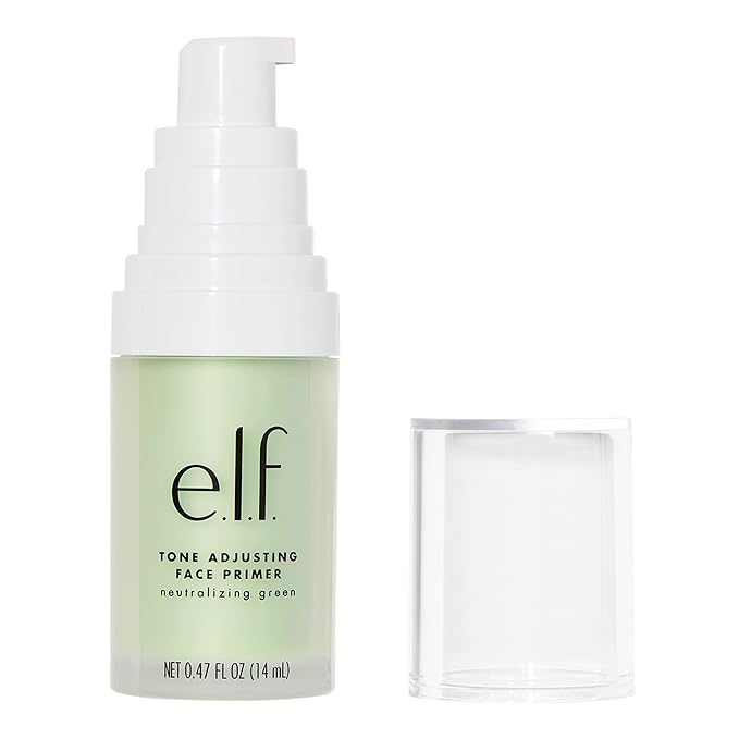 e.l.f. Tone Adjusting Face Primer, Makeup Primer For Neutralizing Uneven Skin Tones & Redness, Grips Makeup To Last, Vegan & Cruelty-free, Small - Image 6