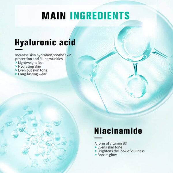 Power Grip Primer + 4% Niacinamide, Hydrating Face Primer, Moisturizes Primes, Primer Face Makeup, Makeup Primer, Face Primer, Hydrating Primer, Perfect Gel-Based, Hydrating Face Primer (Pink) - Image 6