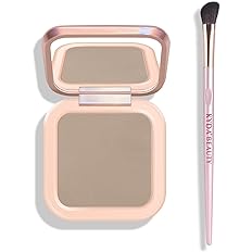KYDA Face Sculpting Contour Palette, Smooth Matte Contour Pressed Powder, Ultra-fine Lightweight, Easy to Blend, Multiuse Baked Contour Makeup-TAUPE