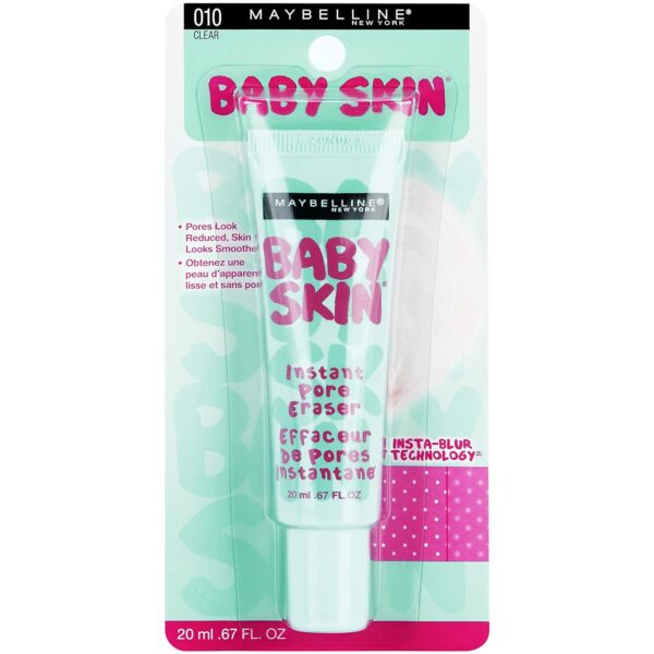 Maybelline Baby Skin Instant Pore Eraser Primer Makeup, Clear, 1 Count - Image 8