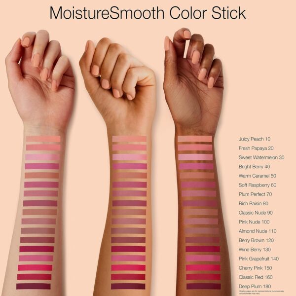 Neutrogena MoistureSmooth Lipstick, Nourishing Formula with Shea Butter & Fruit Extracts, 36-Pack in Berry Brown - Image 6