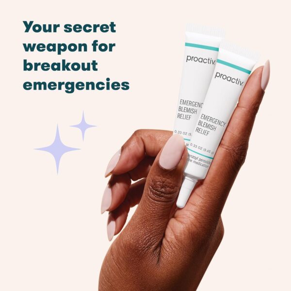 Proactiv Emergency Blemish Relief - Benzoyl Peroxide Gel - Acne Spot Treatment for Face and Body, .33 Oz - Image 6