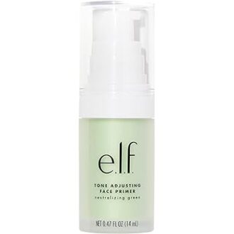 e.l.f. Tone Adjusting Face Primer, Makeup Primer For Neutralizing Uneven Skin Tones & Redness, Grips Makeup To Last, Vegan & Cruelty-free, Small