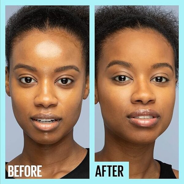 Maybelline Fit Me Matte + Poreless Mattifying Face Primer Makeup With Sunscreen, Broad Spectrum SPF 20, 16HR Wear, Shine Control, Clear, 1 Count - Image 6