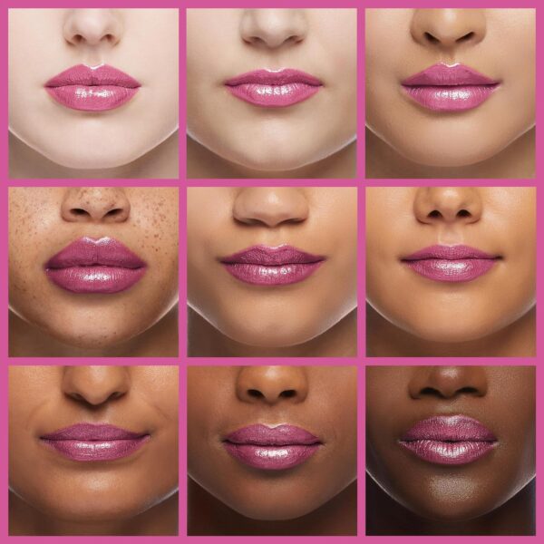 Oulac Pink Lipstick for Women with Metallic 3D Shine Lightweight Hydrating Formula, High Impact Lip Color, Full Coverage Lip Makeup, Velocity(15) - Image 7