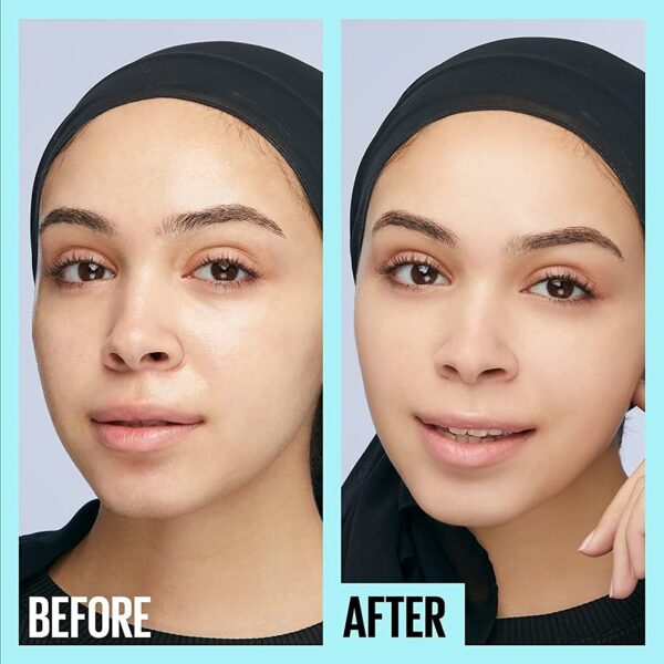Maybelline Fit Me Matte + Poreless Mattifying Face Primer Makeup With Sunscreen, Broad Spectrum SPF 20, 16HR Wear, Shine Control, Clear, 1 Count - Image 7